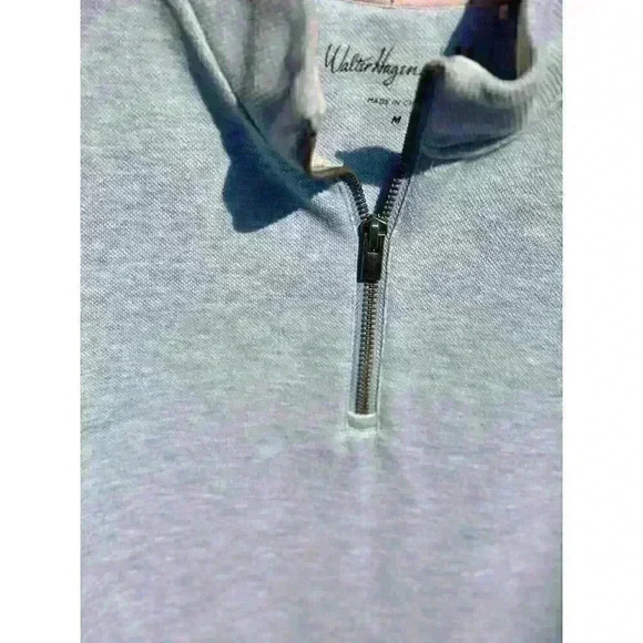 Walter Hagen 11 Majors Mens M 1/4 Zip Sweatshirt Sky Blue Golf Outdoor Casual - Picture 16 of 16